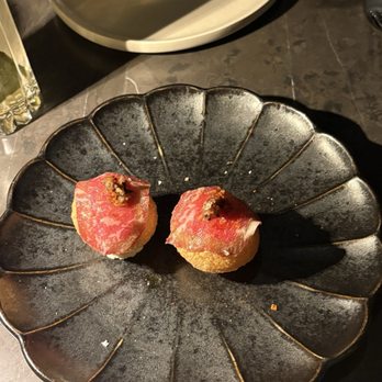 La Loba - 30-Day Dry-Aged Striploin Carpaccio* - Spanish Near Me - Seattle, Washington La Loba - 30-Day Dry-Aged Striploin Carpaccio* - Spanish Near Me - Seattle, Washington
