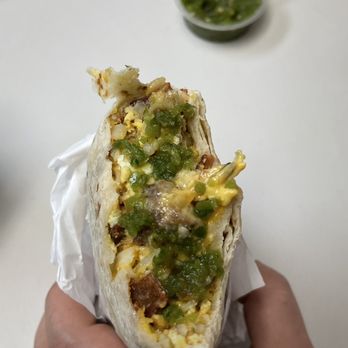 Curbgrill - Bacon & sausage with the amazing homemade salsa - Breakfast & Brunch Near Me - Montrose , California Curbgrill - Bacon & sausage with the amazing homemade salsa - Breakfast & Brunch Near Me - Montrose , California