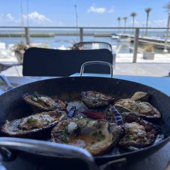 Pier 6 - Views and Sriracha baked oysters were on point - Seafood Near Me - San Leon, Texas