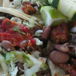 Carne asada & al pastor tacos