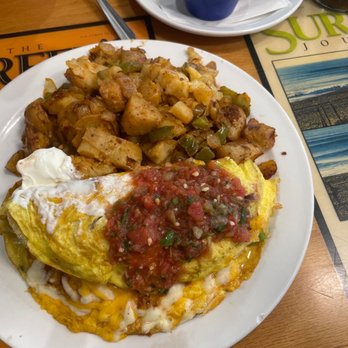 Beach Break Cafe - Santa Fe Omelette!! - Breakfast & Brunch Near Me - Oceanside, California Beach Break Cafe - Santa Fe Omelette!! - Breakfast & Brunch Near Me - Oceanside, California