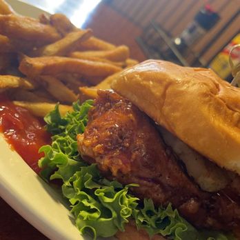 Graff's Tavern - Stinging Honey Pineapple Chicken Sandwich - Sports Bars Near Me - Franklin, North Carolina Graff's Tavern - Stinging Honey Pineapple Chicken Sandwich - Sports Bars Near Me - Franklin, North Carolina