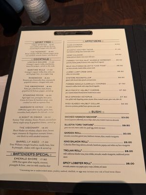 Menu photo 1 Water Grill - Bellevue Bellevue, WA