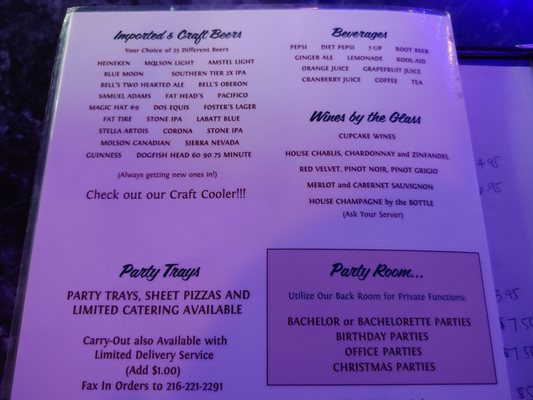 Menu photo 4 Kenilworth Tavern Lakewood, OH