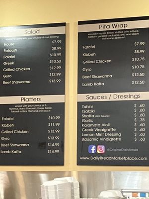 Menu photo 3 Original Daily Bread Marketplace Miami, FL