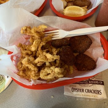 Gilbert's Chowder House - Happy he special fried clams - Seafood Near Me - Portland, Maine