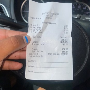 Chick-fil-A - Proof That I got my money back - Fast Food Near Me - Santa Monica, California Chick-fil-A - Proof That I got my money back - Fast Food Near Me - Santa Monica, California