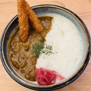 Maruhachi Ra-men - a bowl of rice and some fried shrimp - Ramen Near Me - Coquitlam, British Columbia Maruhachi Ra-men - a bowl of rice and some fried shrimp - Ramen Near Me - Coquitlam, British Columbia