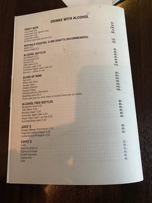 Menu photo 2 Sofies Mat og Vinhus Oslo, 03 Menu photo 2 Sofies Mat og Vinhus Oslo, 03
