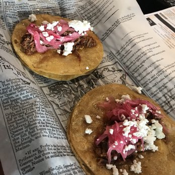 Broken Barrel Bar - Lamb Guadajilla(?) tacos - Sports Bars Near Me - Chicago, Illinois Broken Barrel Bar - Lamb Guadajilla(?) tacos - Sports Bars Near Me - Chicago, Illinois