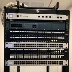 Fusion Networking and Technology - Nice little UNIFI setup with AVAYA Phone system and CAT6 cable.