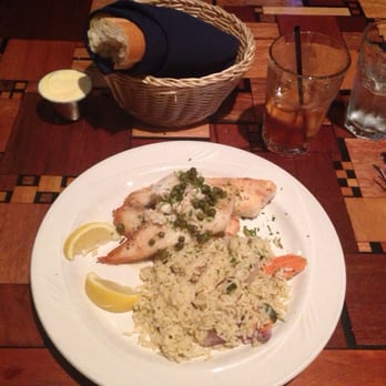 Pelican's Restaurant - Tilapia Picata!!!  Excellent pan seared and a bunch of it!!!   Impressed so far! - Seafood Near Me - Albuquerque, New Mexico