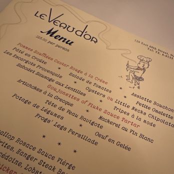 Le Veau D’Or - French Near Me - New York, New York Le Veau D’Or - French Near Me - New York, New York