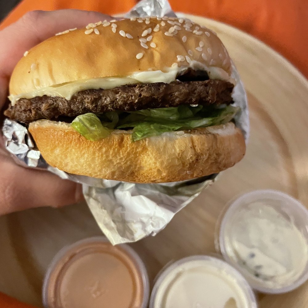 Chicken Drive-In - Mushroom and Swiss burger - Burgers Near Me - Lake Stevens, Washington