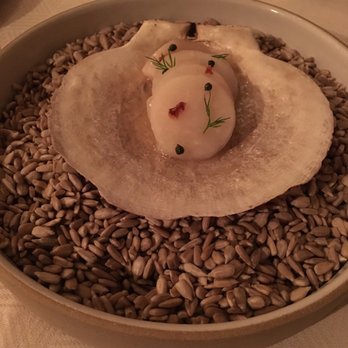 Aquavit - Scallops and elder flower - Scandinavian Near Me - New York, New York