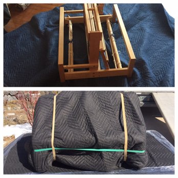 Five Star Moving Crew - We padded and banded this very fragile loom in order to avoid any damage - Movers Near Me - Kenosha, Wisconsin Five Star Moving Crew - We padded and banded this very fragile loom in order to avoid any damage - Movers Near Me - Kenosha, Wisconsin