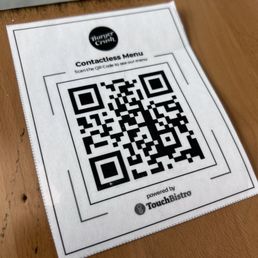 QR scan for menu
