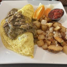 Chile Verde Omelette