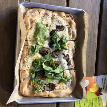 Chicken N Pickle - Mushroom arugula pizza - Pickleball Near Me - Henderson, Nevada