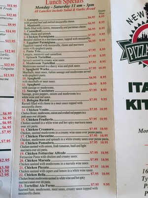 Menu photo 2 New York Pizza & Pasta Tyler, TX Menu photo 2 New York Pizza & Pasta Tyler, TX
