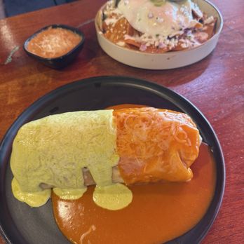 Amelias Mexican Kitchen - Veggie WILDCAT BURRITO and Chilaquiles, YUM! - Mexican Near Me - Tucson, Arizona Amelias Mexican Kitchen - Veggie WILDCAT BURRITO and Chilaquiles, YUM! - Mexican Near Me - Tucson, Arizona