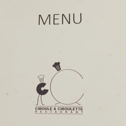 Ciboule Et Ciboulette - Menu Ciboule & Ciboulette