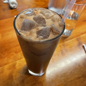 Picnik - Burnet Road - Iced mocha coffee with bourbon added in it - New American Near Me - Austin, Texas