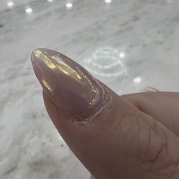 Polish coming off Polish coming off