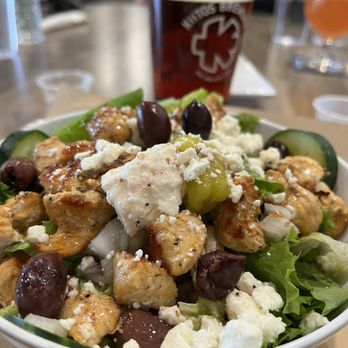 Greek Streak 2 - My salad which hit the spot - Greek Near Me - Logan, Utah Greek Streak 2 - My salad which hit the spot - Greek Near Me - Logan, Utah