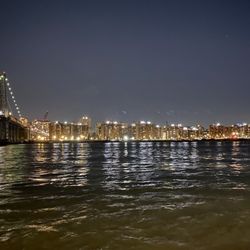Domino Park - View of williamsburg bridge and manhattan skyline