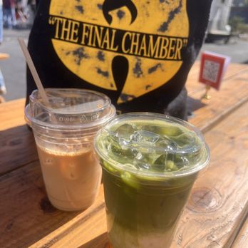 Los Coffeeholics - Matcha & Vanilla latte hit always - Coffee & Tea Near Me - Valencia, California
