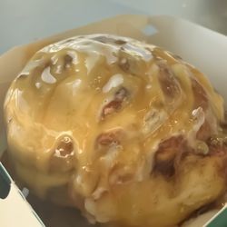Flying J Travel Center - The greatness of a true cinnamon roll covered in caramel sauce. Oh my !!