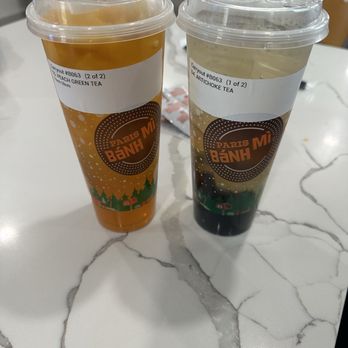 Paris Banh Mi - D7. PEACH FRUIT TEA and D4. ARTICHOKE TEA - Vietnamese Near Me - Fredericksburg, Virginia Paris Banh Mi - D7. PEACH FRUIT TEA and D4. ARTICHOKE TEA - Vietnamese Near Me - Fredericksburg, Virginia