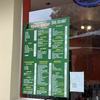 Raymundo’s Taco Shop - Menu - Fast Food Near Me - La Jolla, California Raymundo’s Taco Shop - Menu - Fast Food Near Me - La Jolla, California