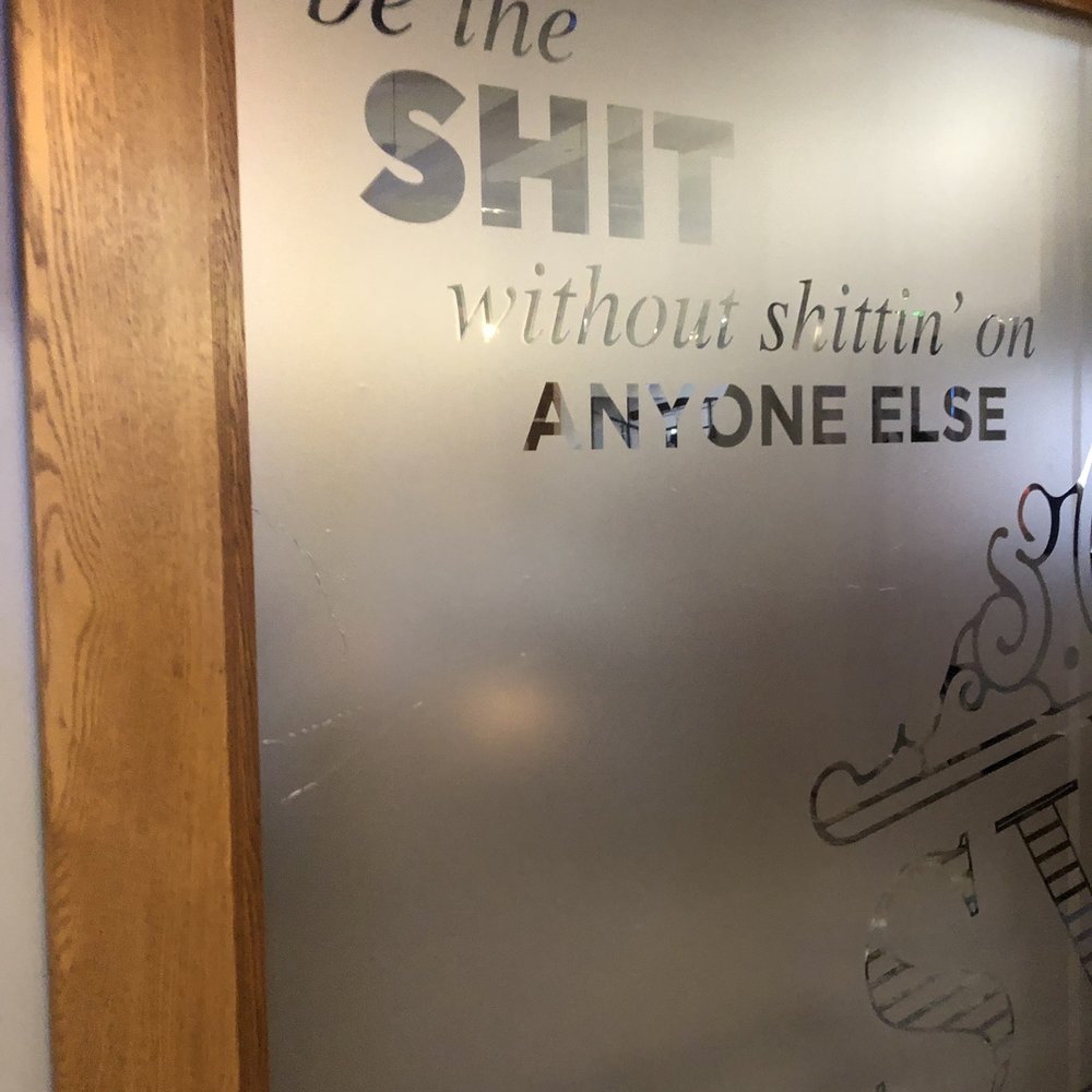 Every Body Plus - The wall between the workout area and the lounge area has a cool etching! - Yoga Near Me - Buffalo, New York Every Body Plus - The wall between the workout area and the lounge area has a cool etching! - Yoga Near Me - Buffalo, New York