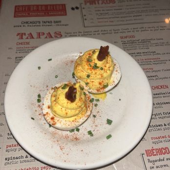 Cafe Ba-Ba-Reeba! - Deviled Egg - Spanish Near Me - Chicago, Illinois Cafe Ba-Ba-Reeba! - Deviled Egg - Spanish Near Me - Chicago, Illinois
