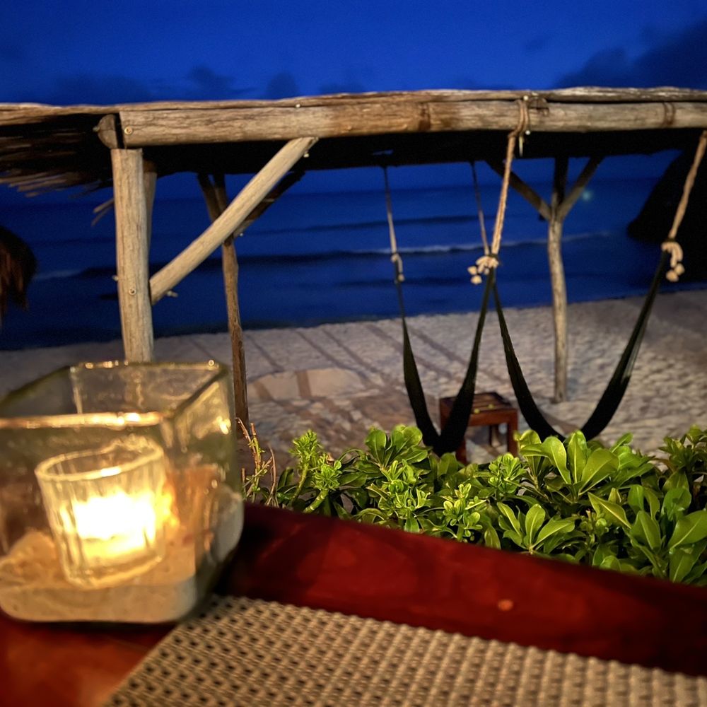 Restaurant Piedra Escondida - Quiet place right off the road, with starry beachside dining. 5/5! - Seafood Near Me - Tulum, ROO Restaurant Piedra Escondida - Quiet place right off the road, with starry beachside dining. 5/5! - Seafood Near Me - Tulum, ROO