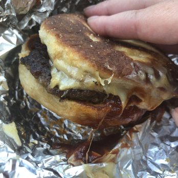 Hog Haven Farm - Breakfast sandwich from Columbia Pine Farmers Market - Ranches Near Me - Columbia, Virginia
