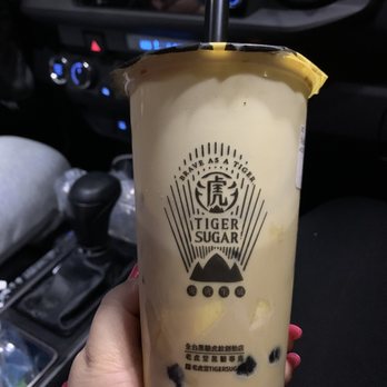 Tiger Sugar - Happy New Year! 新年快樂! This is #5 from their menu. The pudding compliments the drink. Boba was fresh and warm. - Bubble Tea Near Me - Beaverton, Oregon Tiger Sugar - Happy New Year! 新年快樂! This is #5 from their menu. The pudding compliments the drink. Boba was fresh and warm. - Bubble Tea Near Me - Beaverton, Oregon