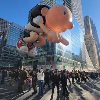 Macy's Thanksgiving Day Parade - Diary Of A Wimpy Kid Balloon (11/24/22). @Macys #MacysThanksgivingDayParade @TimesSquareNYC @NewYorkCity.Explore #Parade - Festivals Near Me - New York, New York
