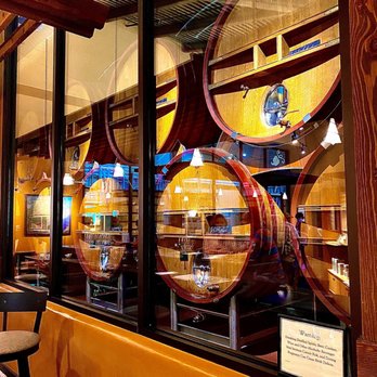 Tablas Creek Vineyard - Barrels shown from the tasting room - Wineries Near Me - Paso Robles, California