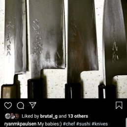 Weapons of choice.