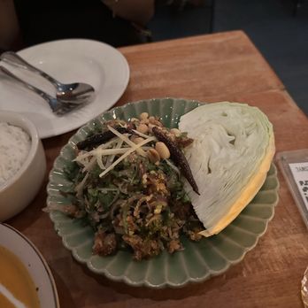 Fish Cheeks - Crispy pork salad - Seafood Near Me - New York, New York