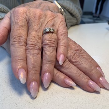 Lacey Nails - Ignore my aged hands. Look at the nails! - Nail Salons Near Me - Lacey, Washington