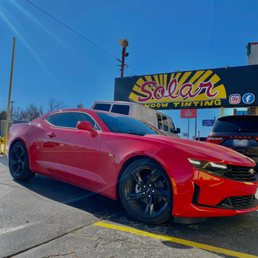 Exterior outside entrance of Solar Window Tinting - 2020 Chevrolet Camaro - Oklahoma City, Oklahoma Exterior outside entrance of Solar Window Tinting - 2020 Chevrolet Camaro - Oklahoma City, Oklahoma