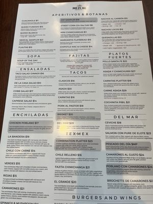 Menu photo 2 Mezcal Mexican Grill Miramar Beach, FL Menu photo 2 Mezcal Mexican Grill Miramar Beach, FL