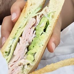 Tattes turkey avocado sandwich