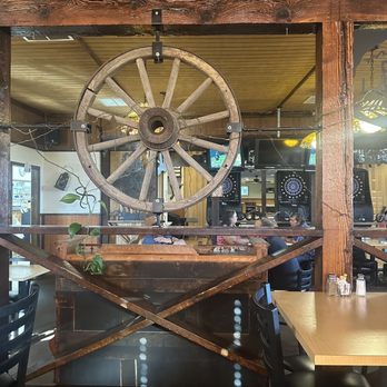 Cactus Jacks - Wagon Wheel in the resturant - American Near Me - Rawlins, Wyoming Cactus Jacks - Wagon Wheel in the resturant - American Near Me - Rawlins, Wyoming