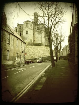 Warkworth Castle by null