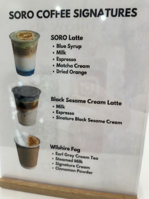 Menu photo 6 Soro Coffee Los Angeles, CA